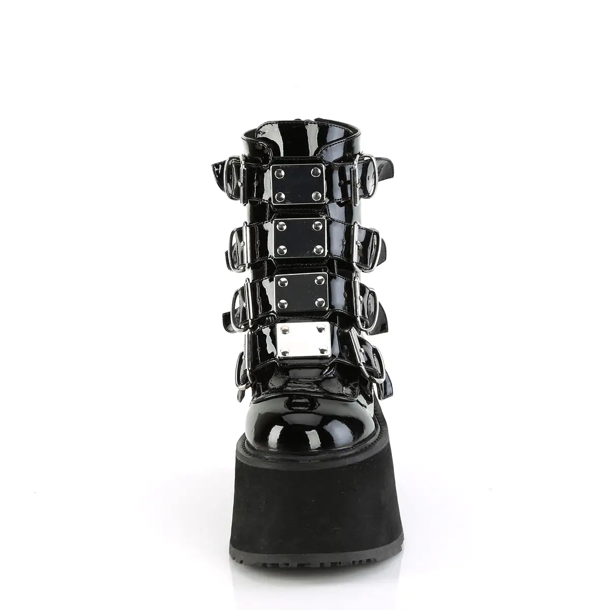 3 Inch Platform DAMNED-105 Black Patent