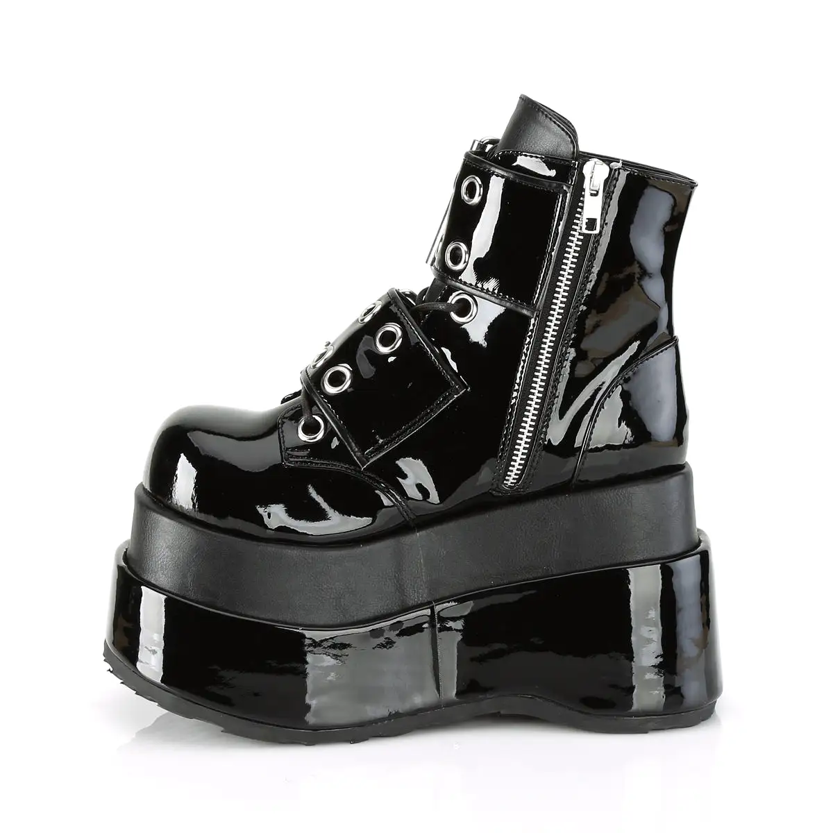 4 Inch Platform BEAR-104 Black Patent