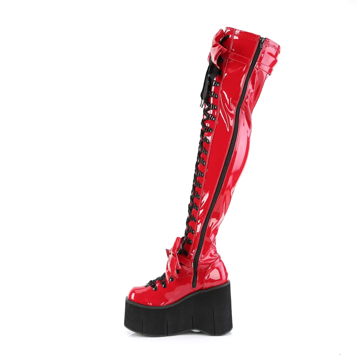 4 Inch Platform KERA-303 Red Patent