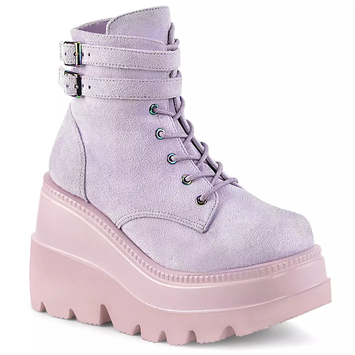 4 Inch Platform SHAKER-52 Lavender Suede