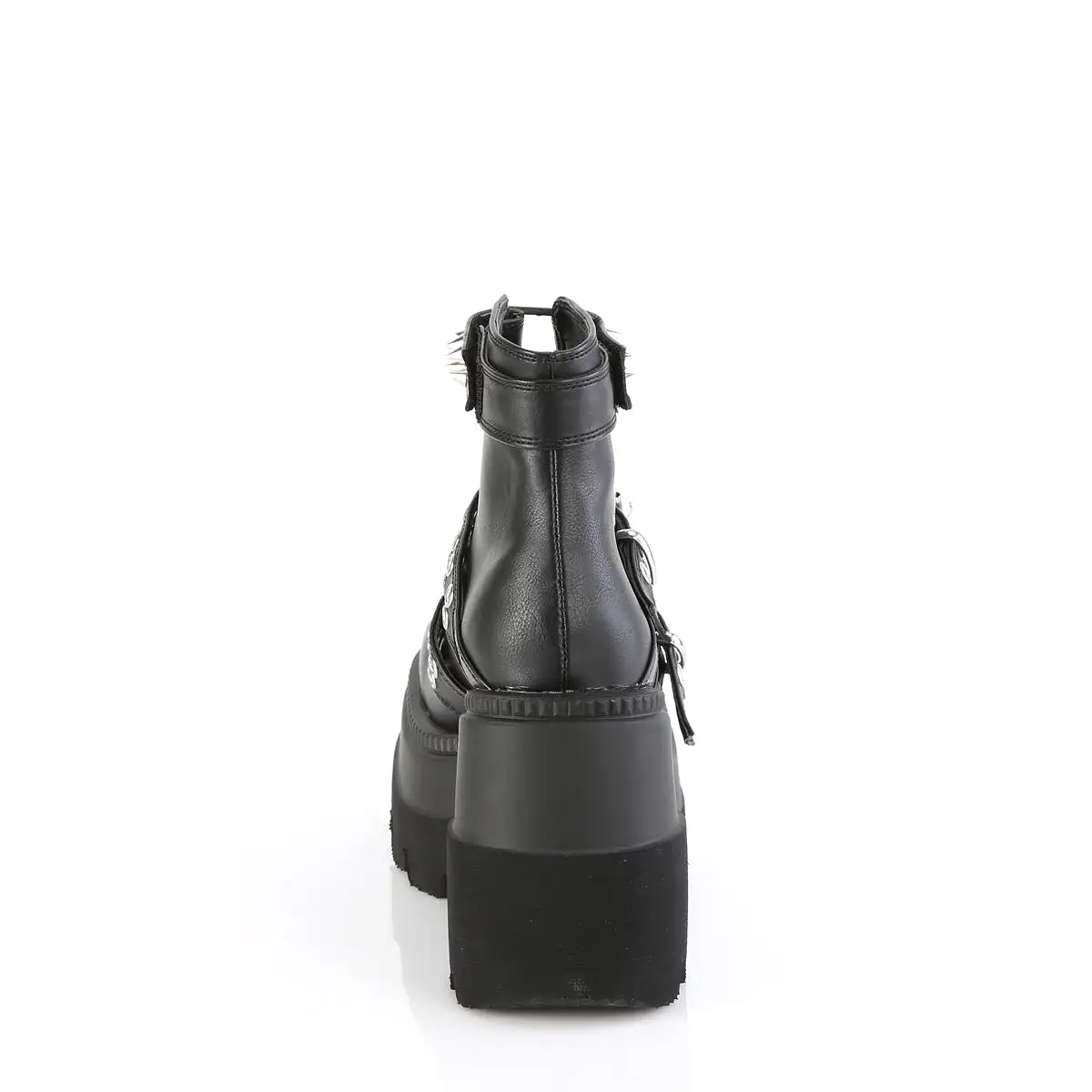 4 Inch Platform SHAKER-62 Black Pu