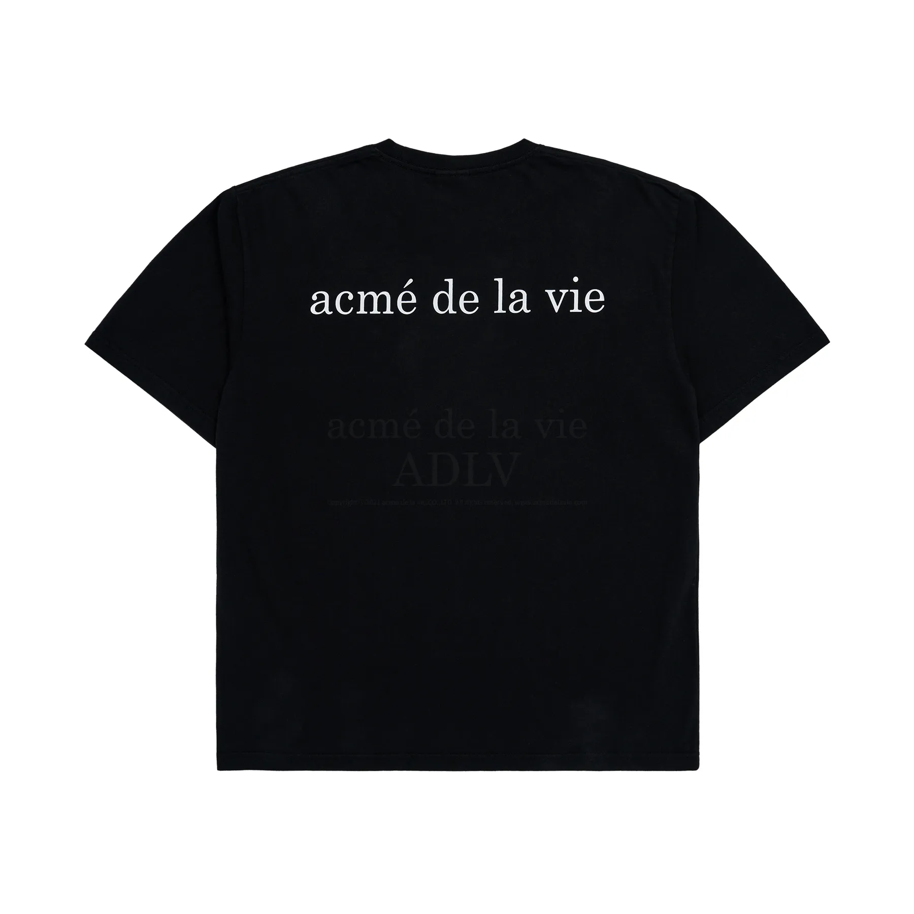 acme de la vie  |Unisex Street Style Plain Cotton Short Sleeves Oversized