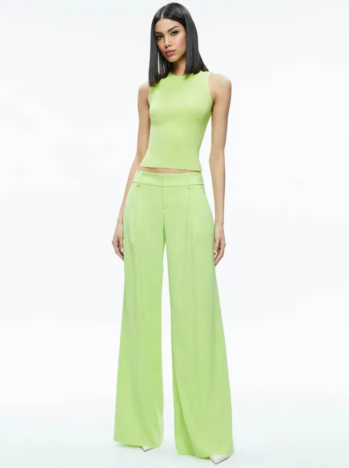 Alice + Olivia - Eric Pant - Sharp Green