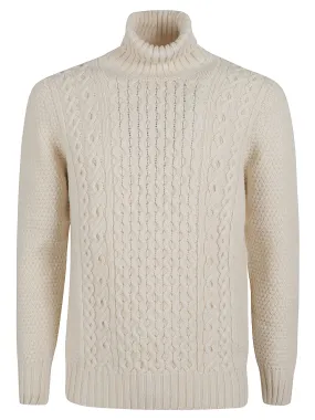 ARAN TURTLENECK SWEATER  DRUMOHR  MAN D4W124AR125