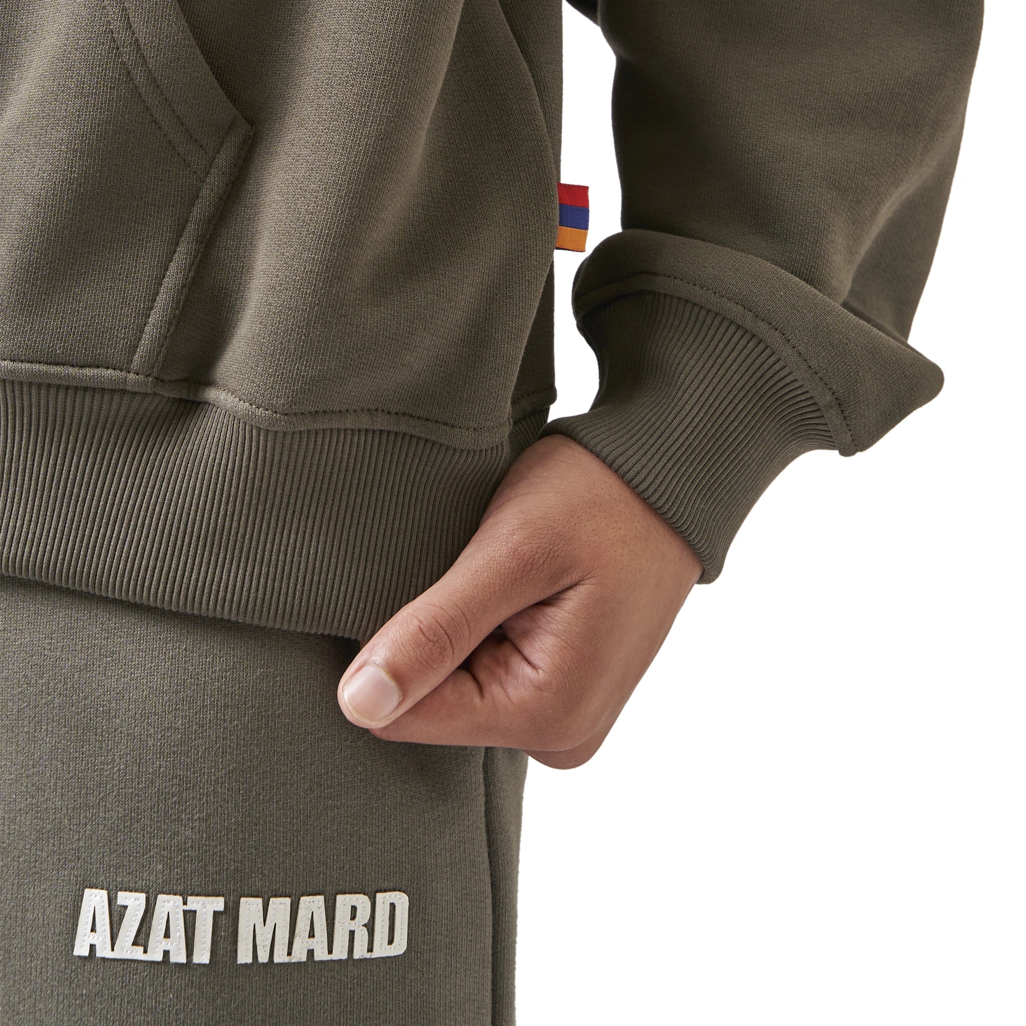 Azat Mard Country Club Khaki Hoodie