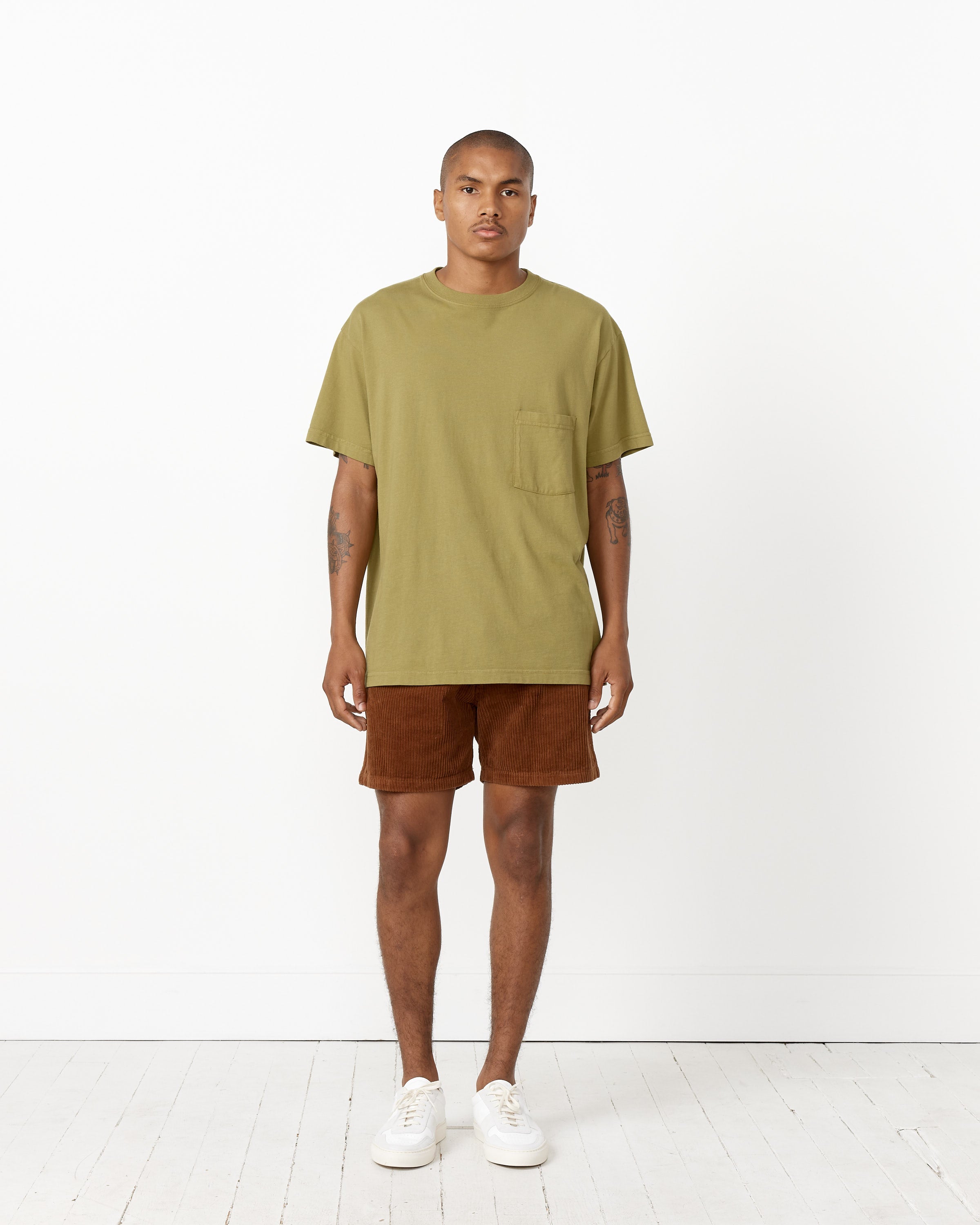 Big Pocket Tee in Avocado