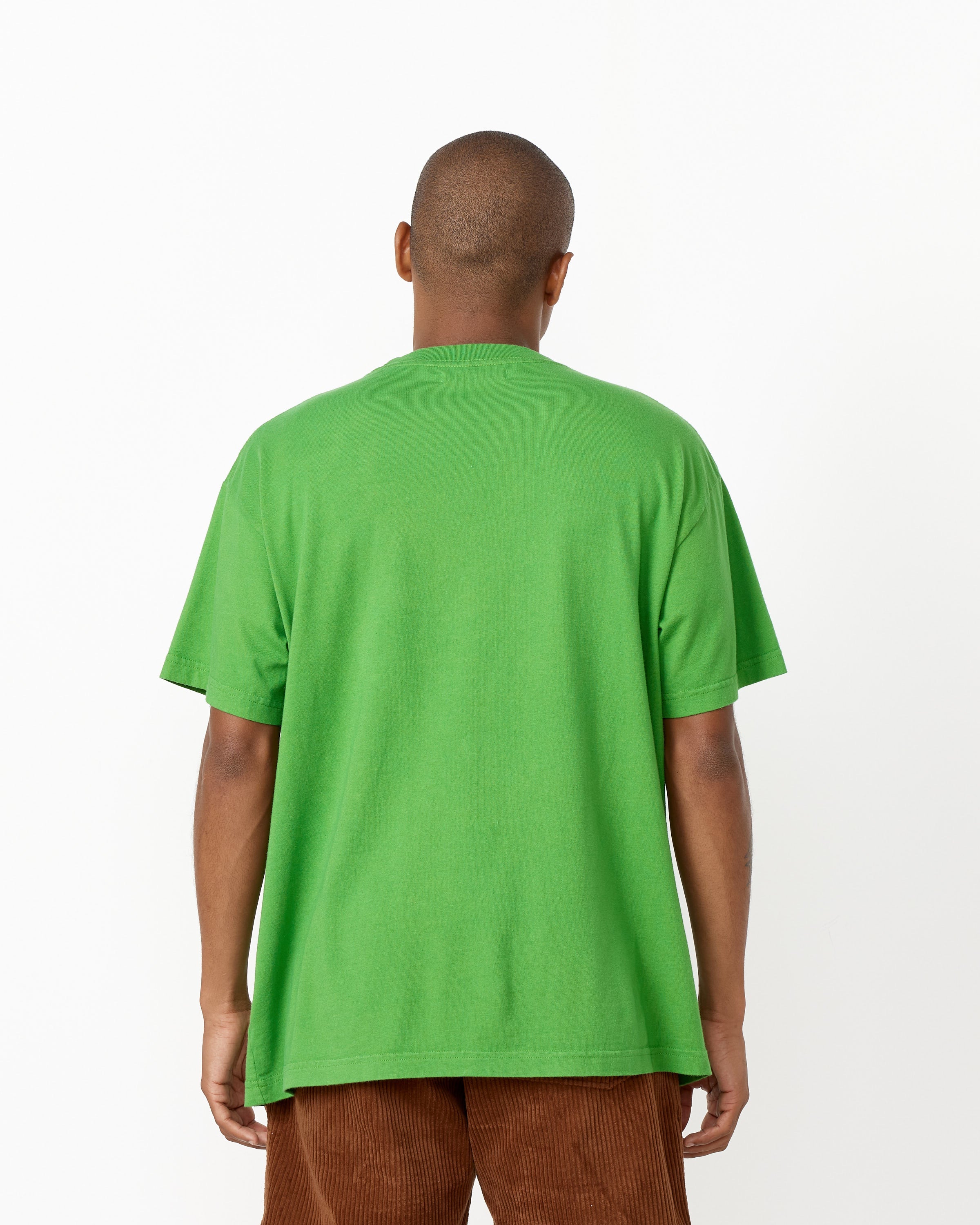 Big Pocket Tee in Emerald Green