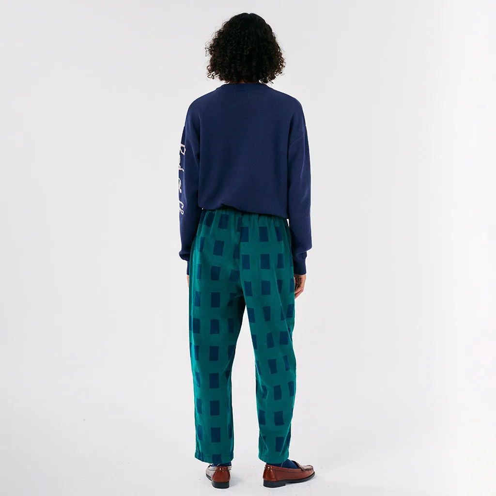 Bobo Choses Woman Cocoon Pants Green Checks