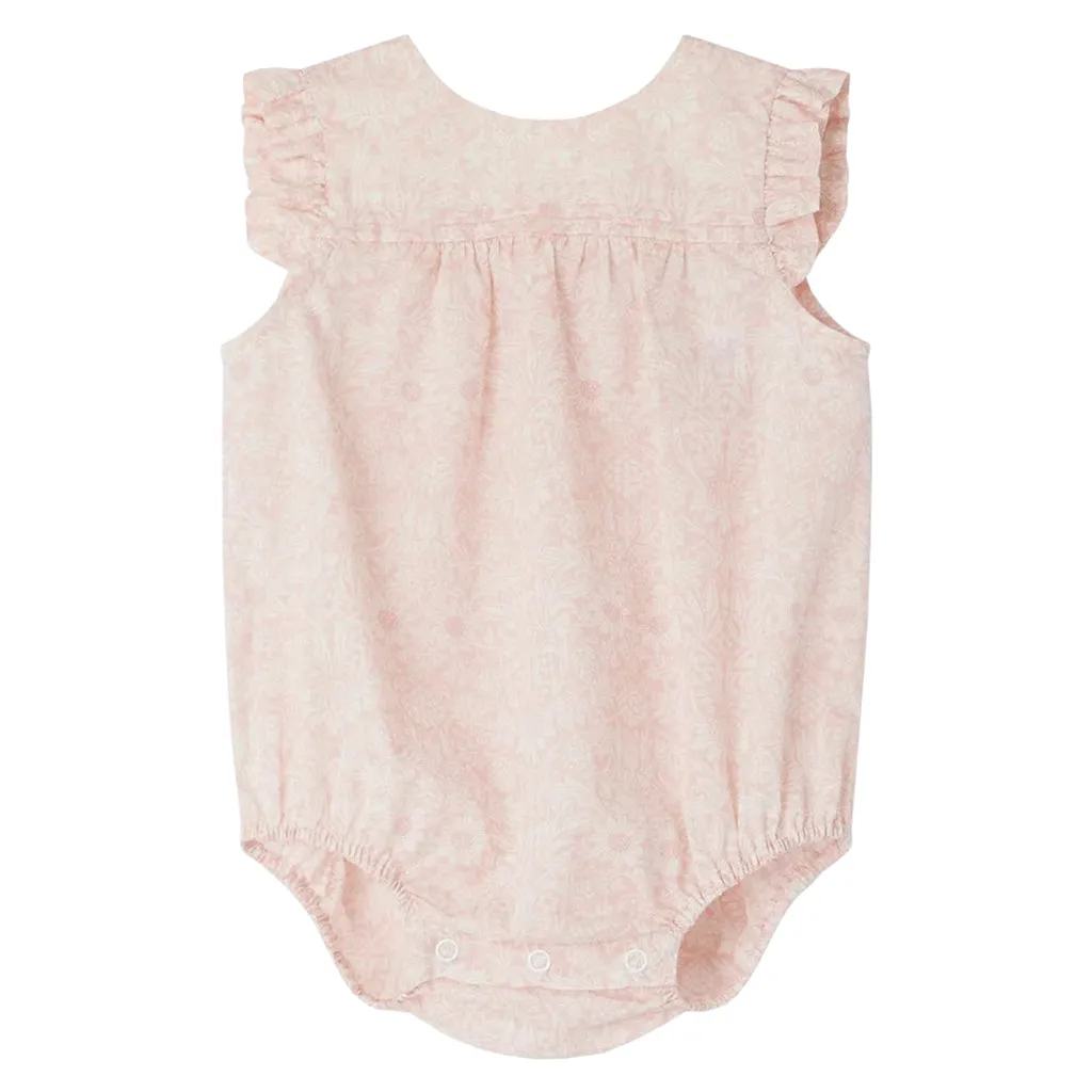 Bonpoint Baby Florentina Romper Pale Pink