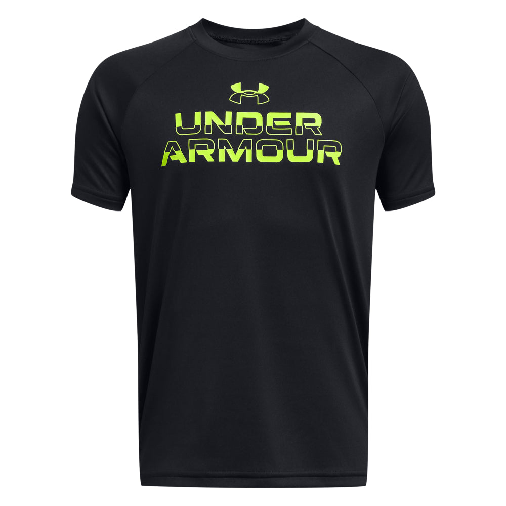 Boys' Under Armour Youth Tech Split Workmark T-Shirt