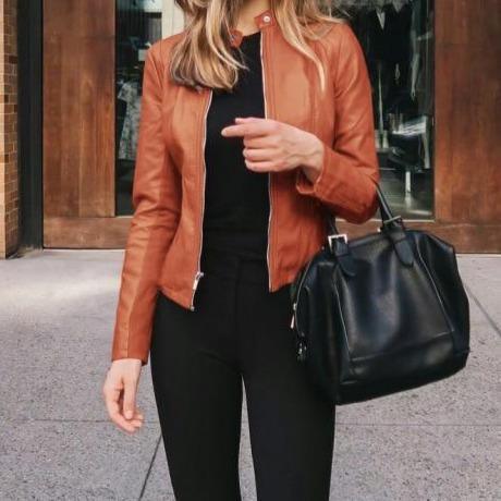 Casual Leather Jackets For Women