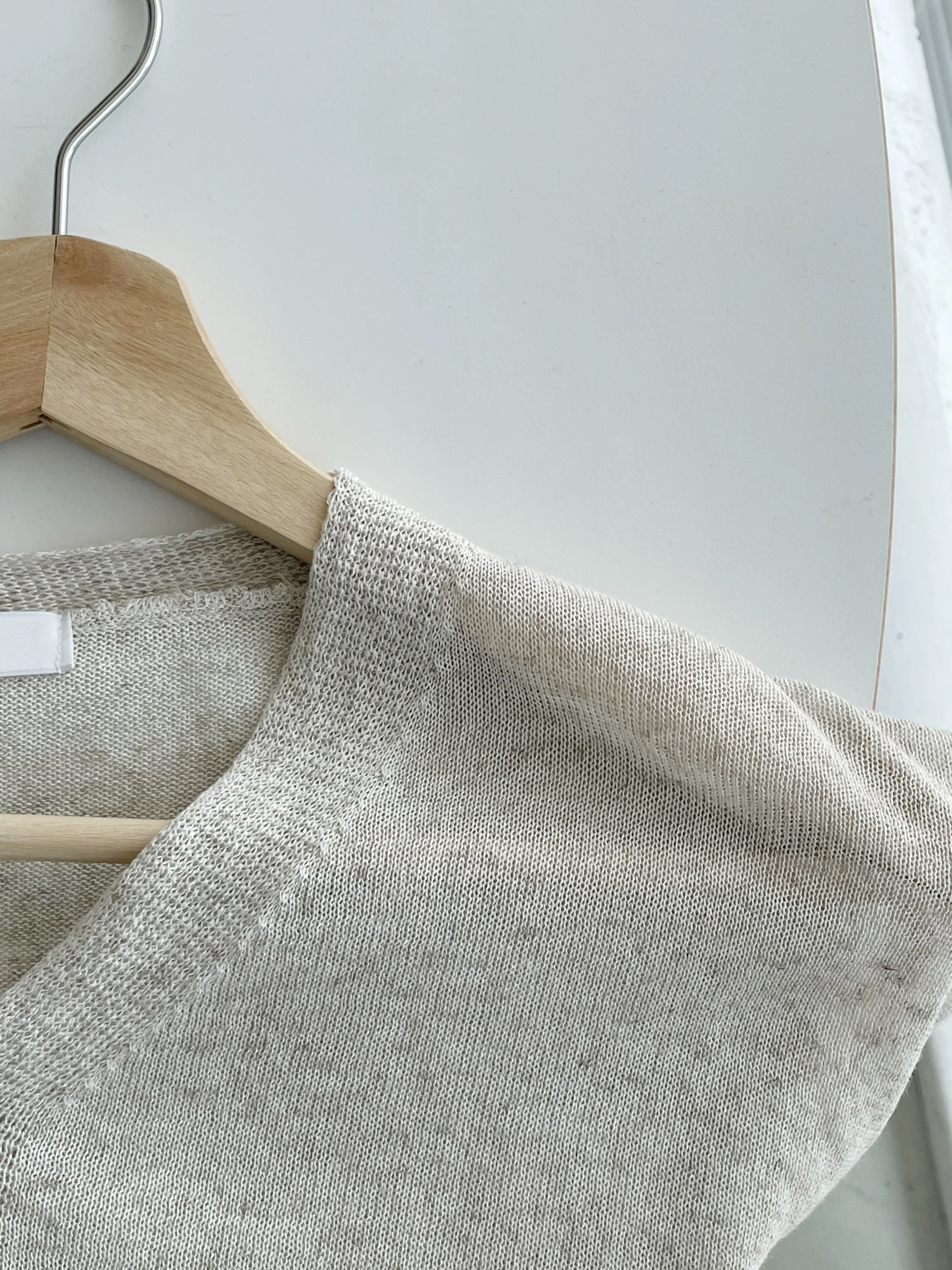 Cent  |Nylon Linen Street Style Plain Oversized Cardigans