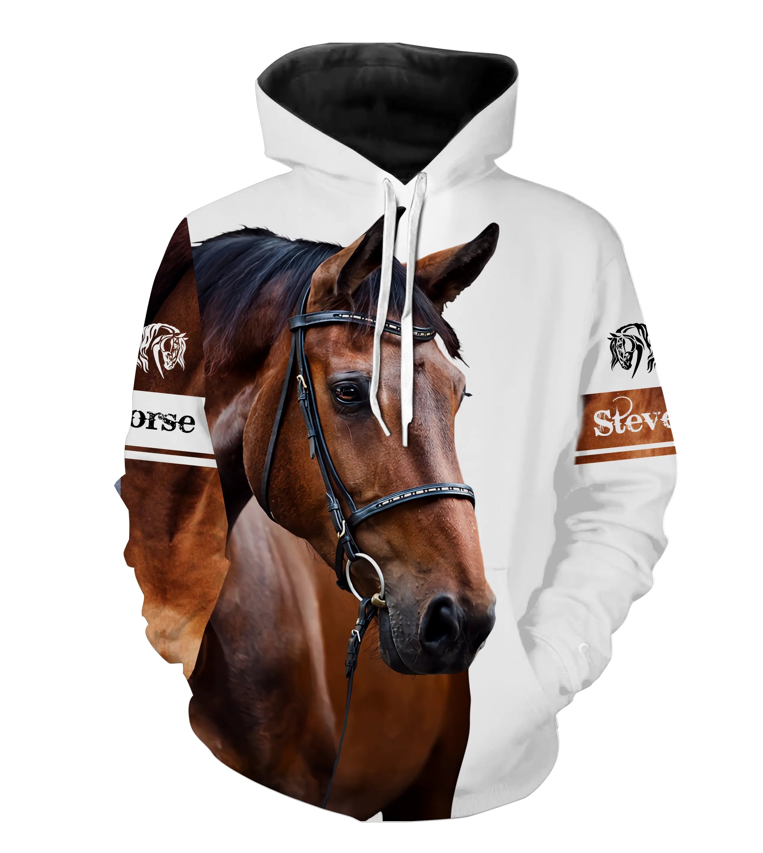 Chiptshirts T-shirt Blanc Personnalisé, Cheval Passion, Love Horse - CTS18062217