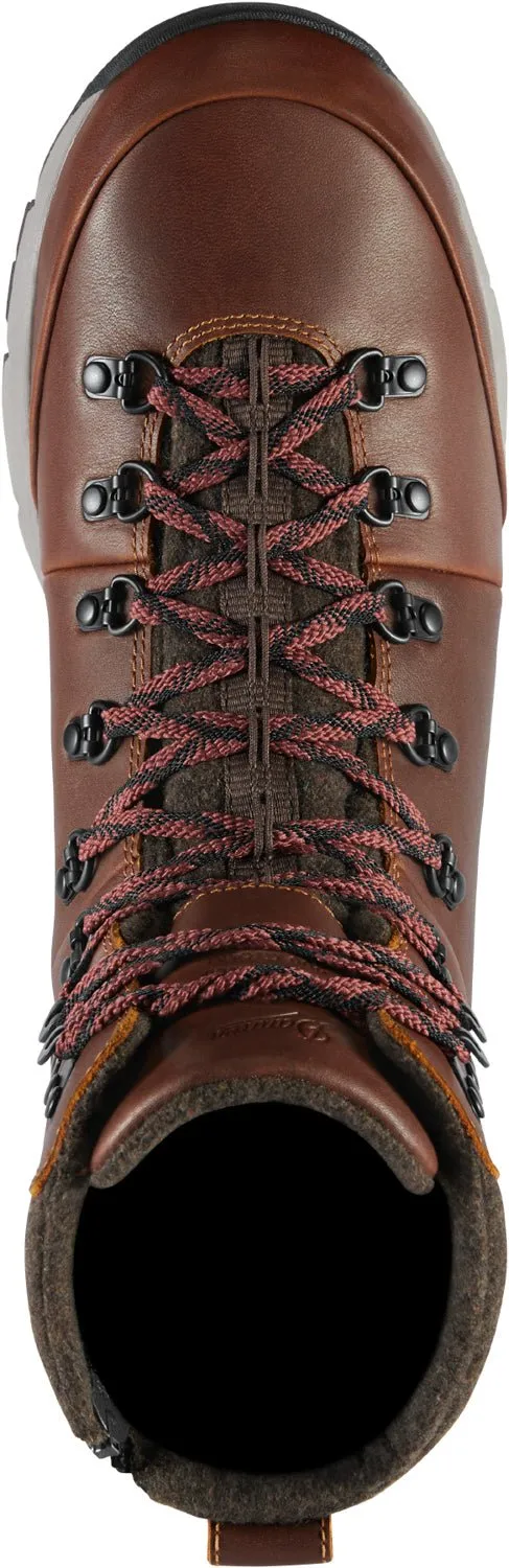 Danner Mens Arctic 600 Side-Zip 7in 200G Roasted Pecan/Fired Brick Hiking Boots