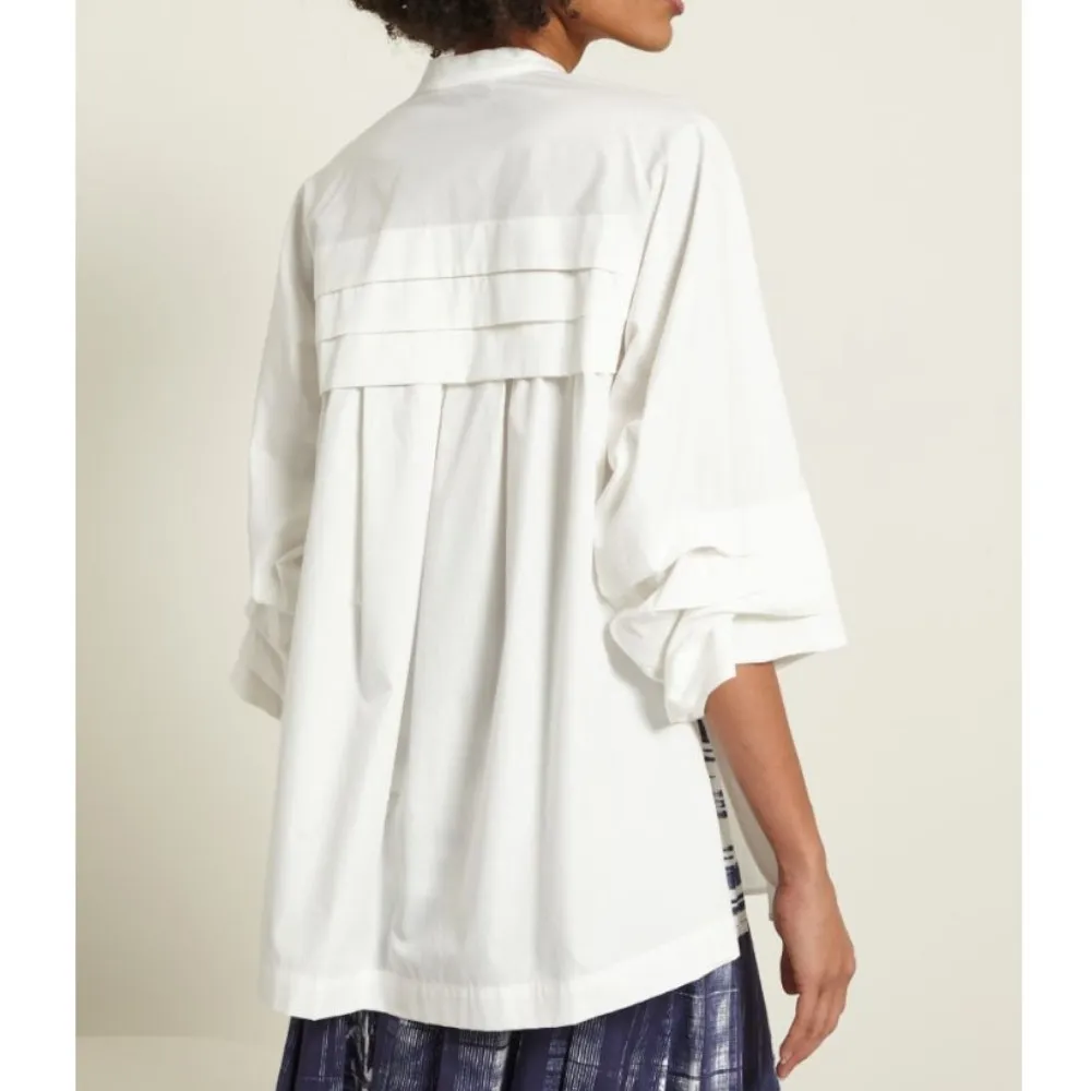 Diffusione Tessile  |Blended Fabrics Cropped Plain Cotton Oversized Logo Tunics