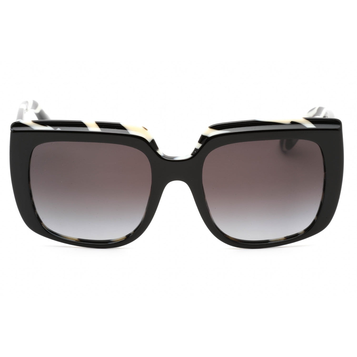 Dolce & Gabbana 0DG4414 Sunglasses Top Black On Zebra / Grey Gradient Women's