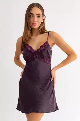 Dusty Purple Slip Dress