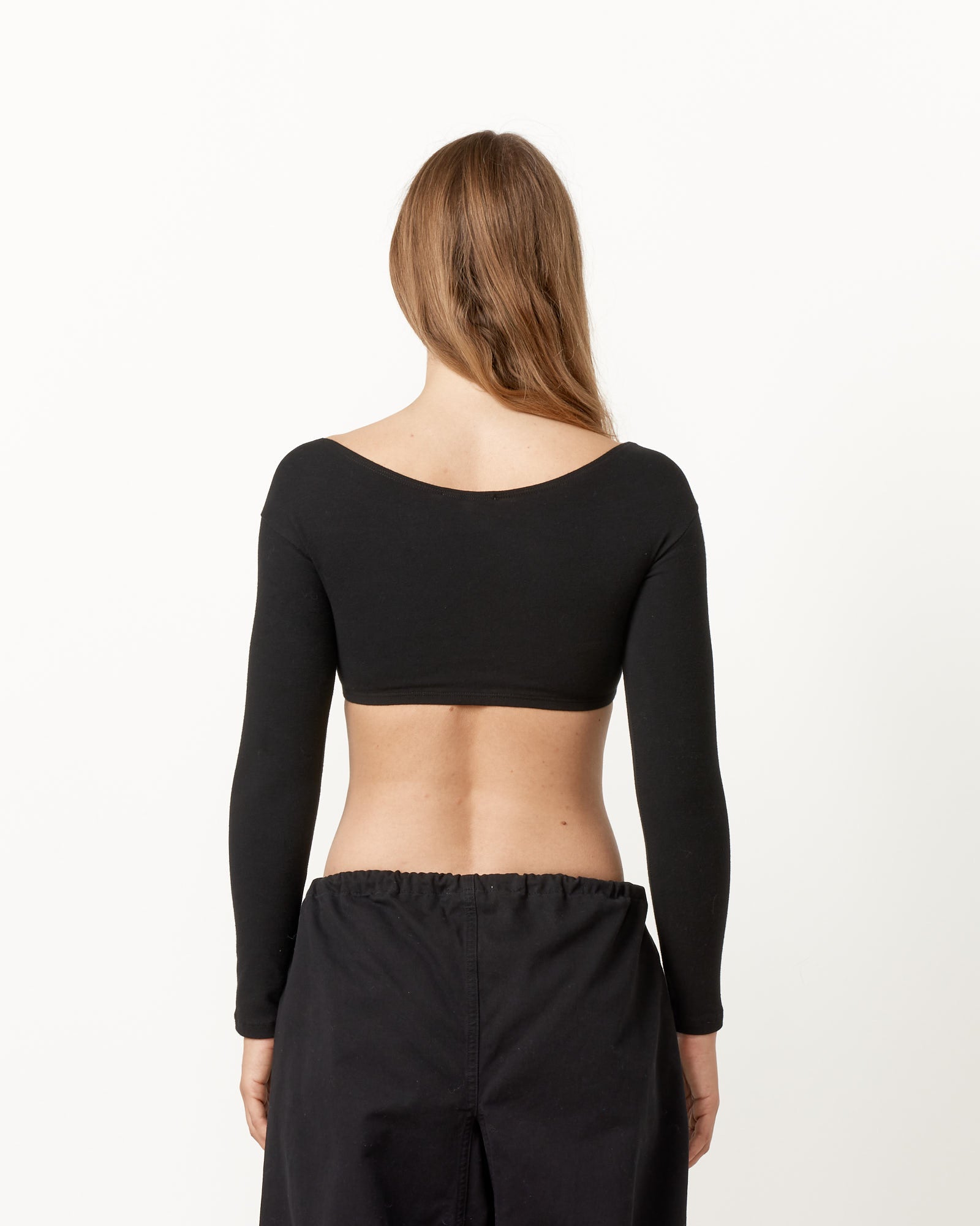 El Tigre Chiquito Crop Top in Black