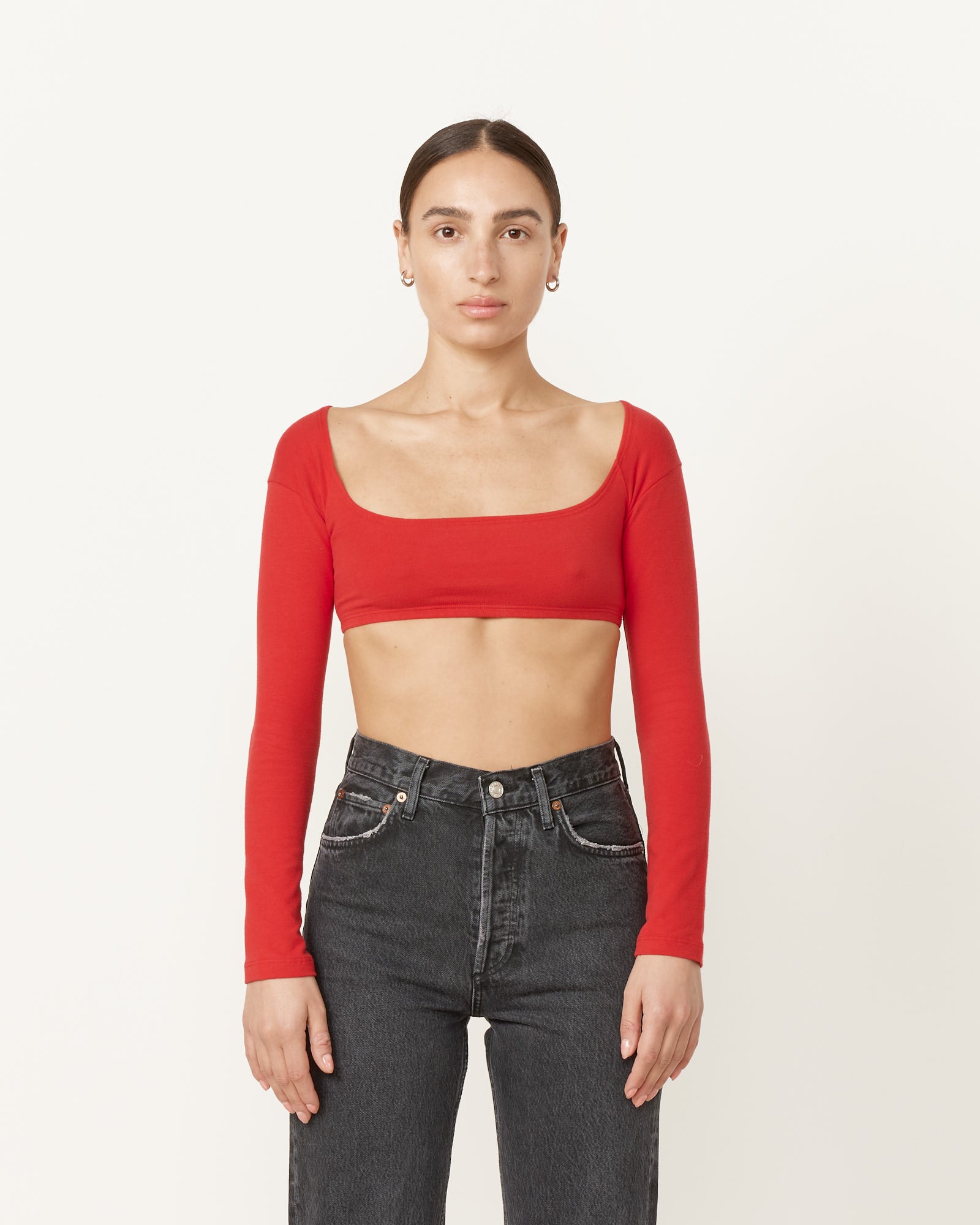 El Tigre Chiquito Crop Top in Tomate