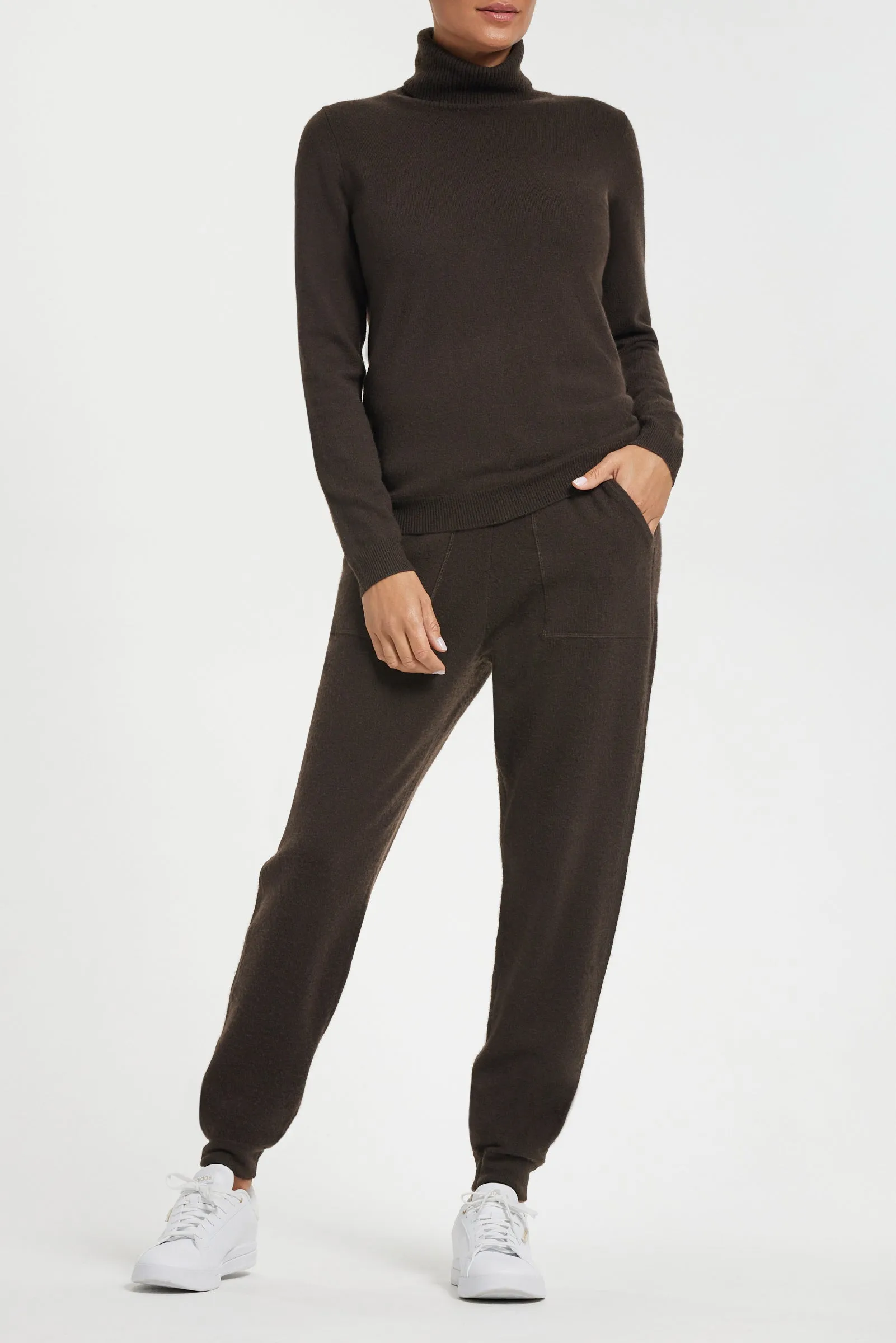 Emily Cashmere Turtleneck Sweater