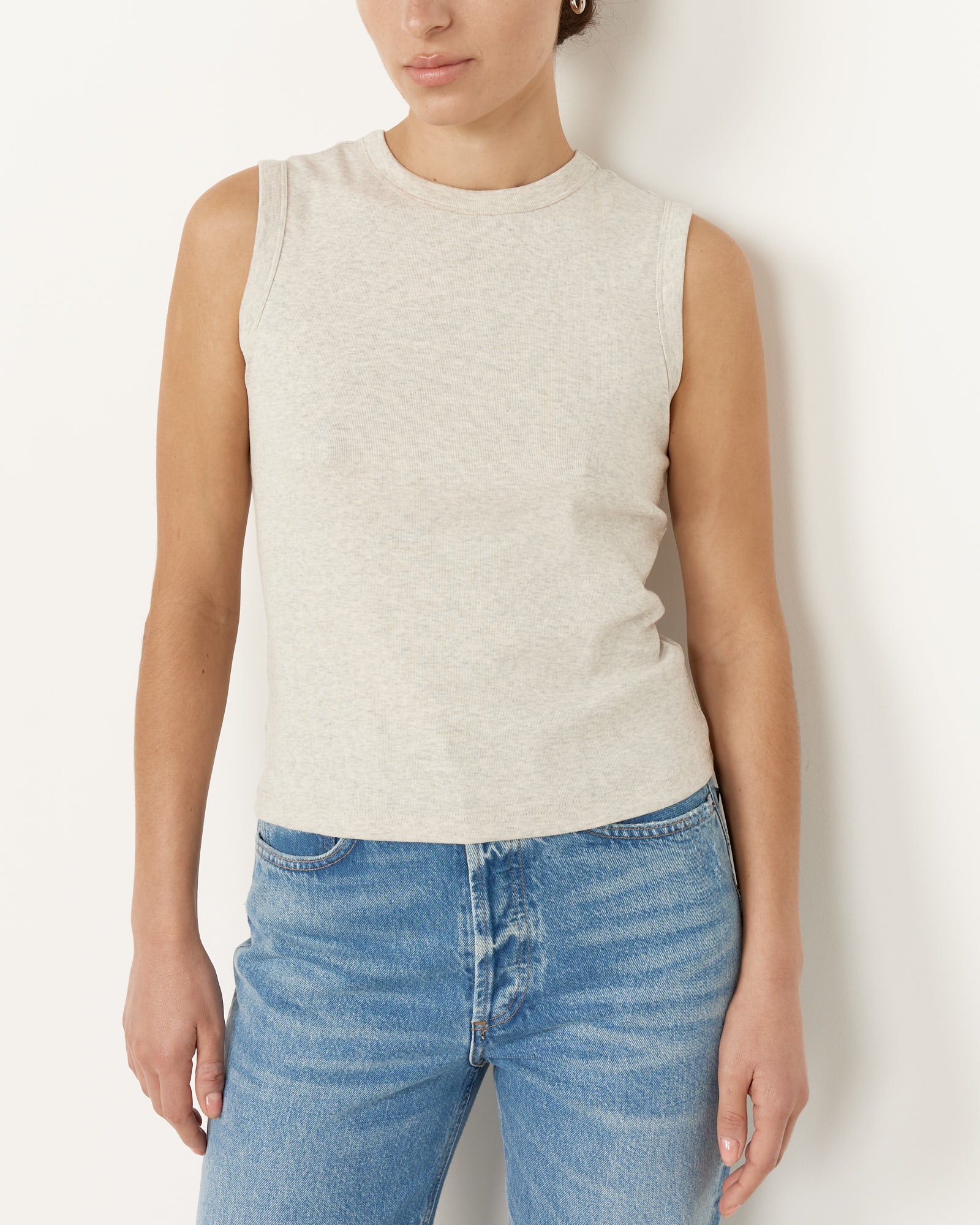 Esme Tank in Heather Grey