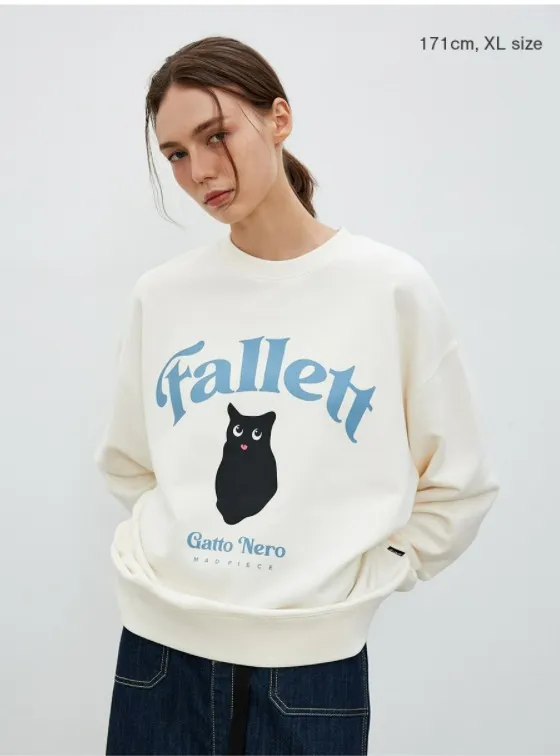 Fallett  |Unisex Street Style Oversized Sweatshirts