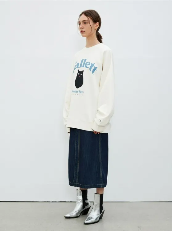 Fallett  |Unisex Street Style Oversized Sweatshirts