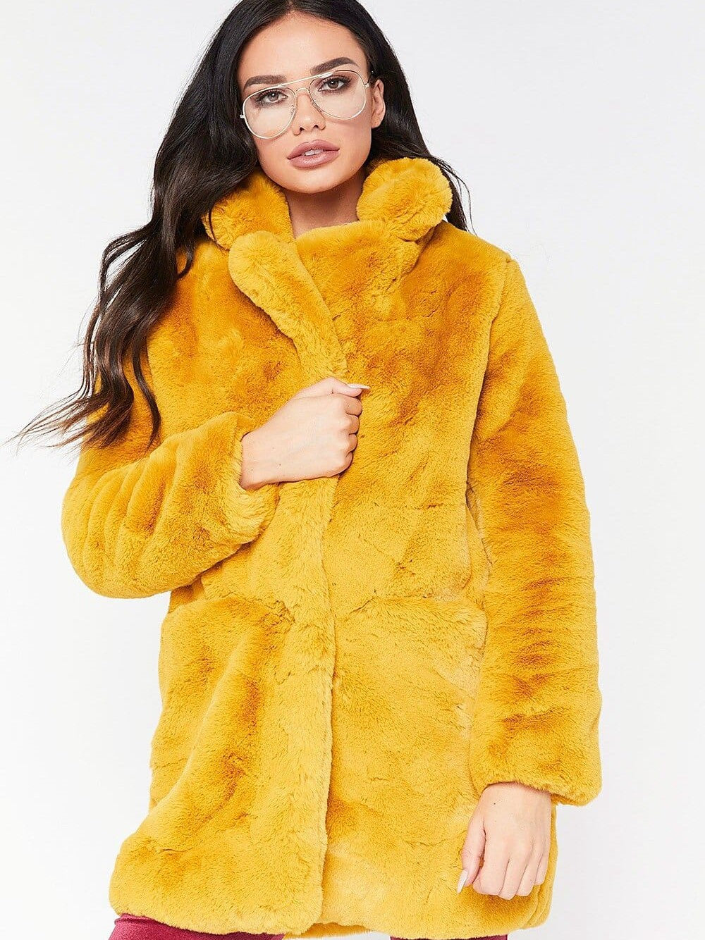 Faux Fur Christmas Coat for Women - Multiple Colors & Sizes / Warm