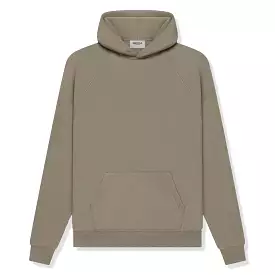 Fear Of God Essentials Reverse Logo Taupe Hoodie (SS21)