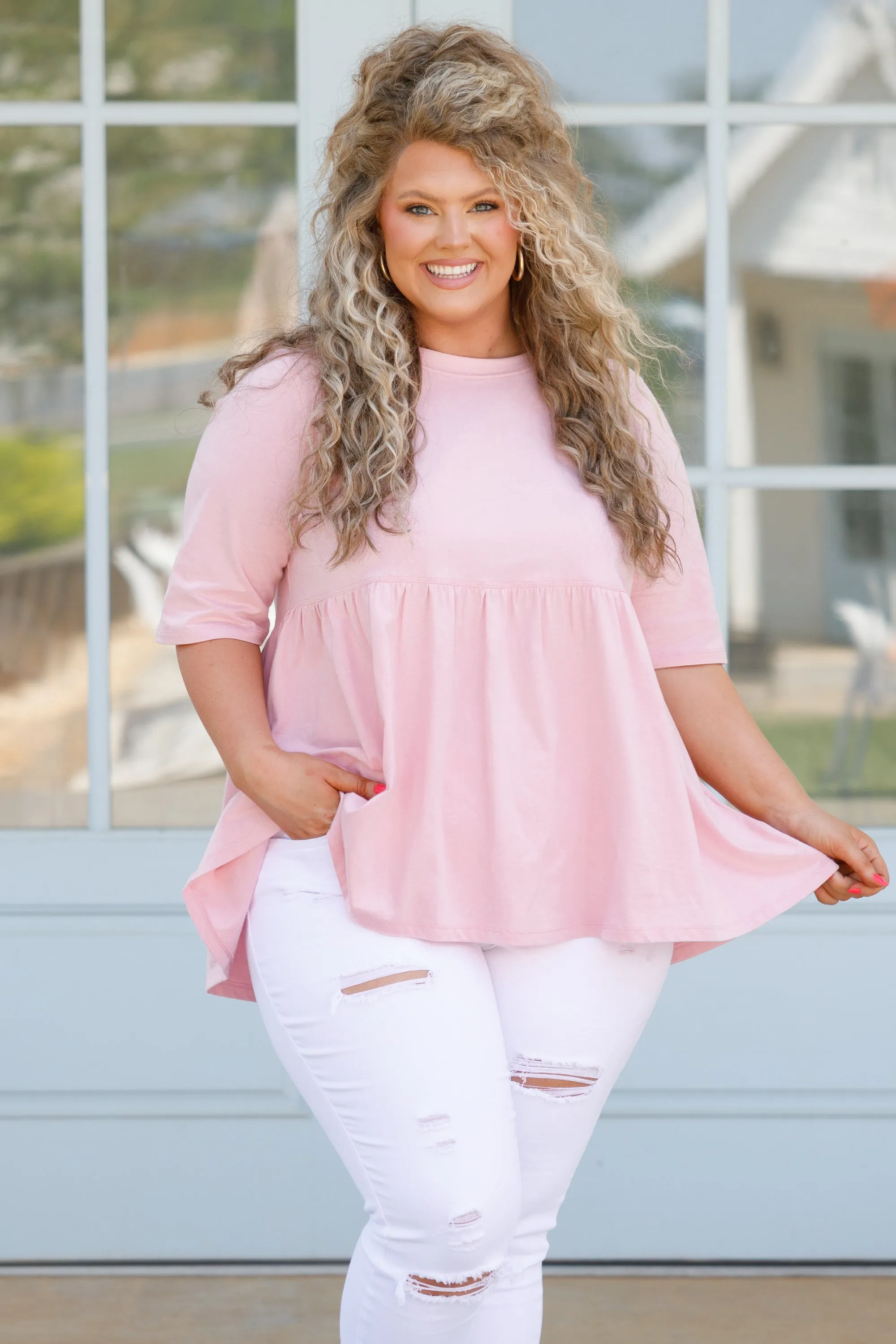 Fearless Soul Top, Dusty Pink