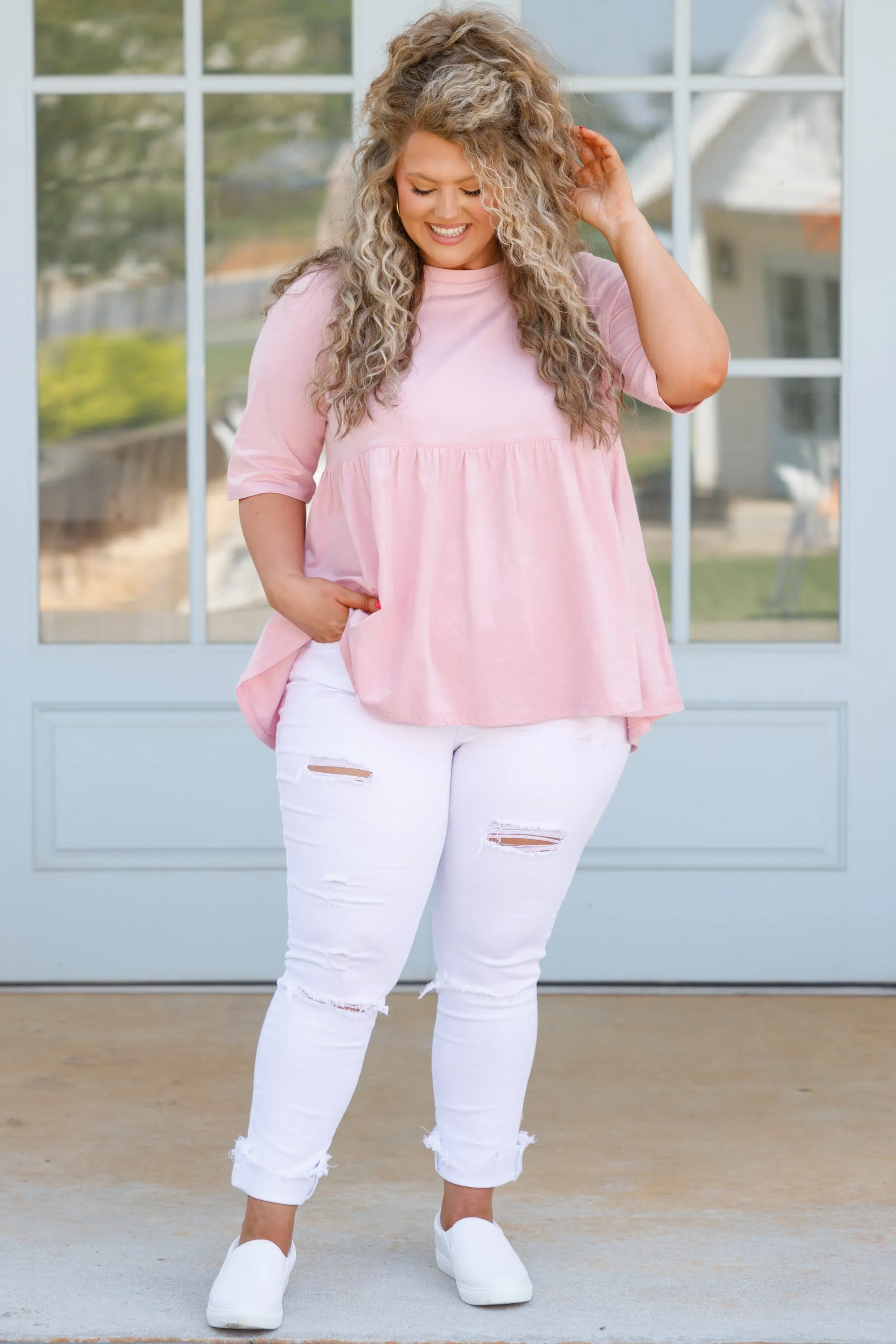 Fearless Soul Top, Dusty Pink