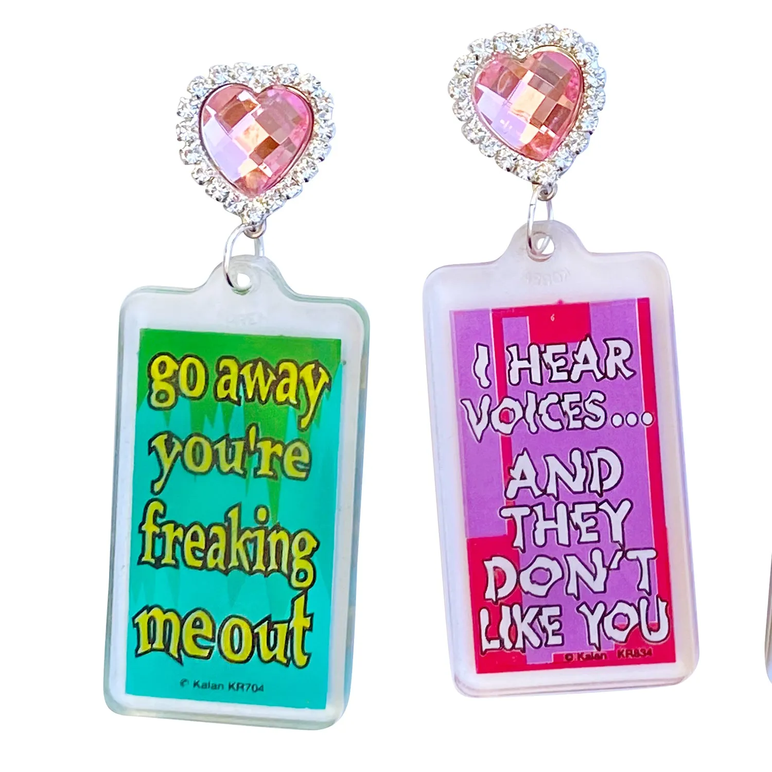 Go Away 80's Charm Earrings