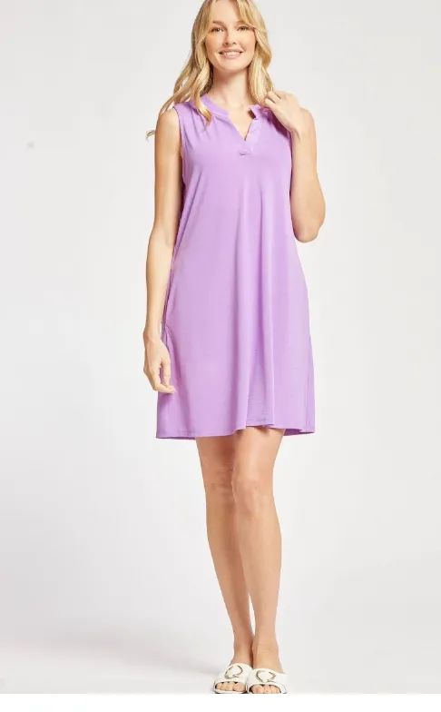 Greatest of Times Tank Dress - Lavender