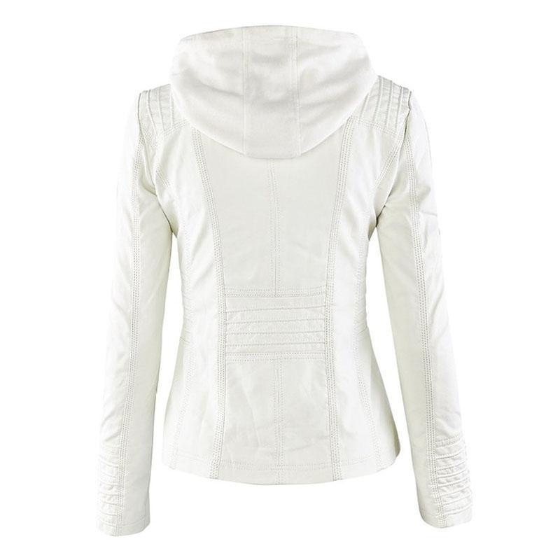 Hooded Leather Jackets For Women