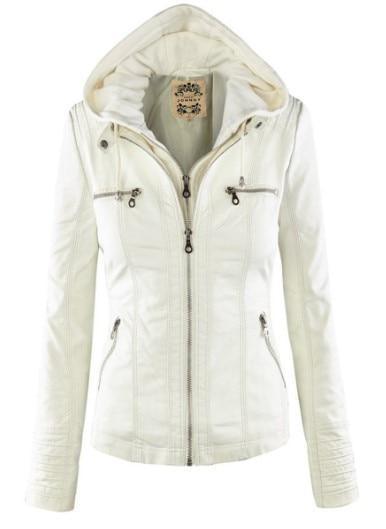 Hooded Leather Jackets For Women