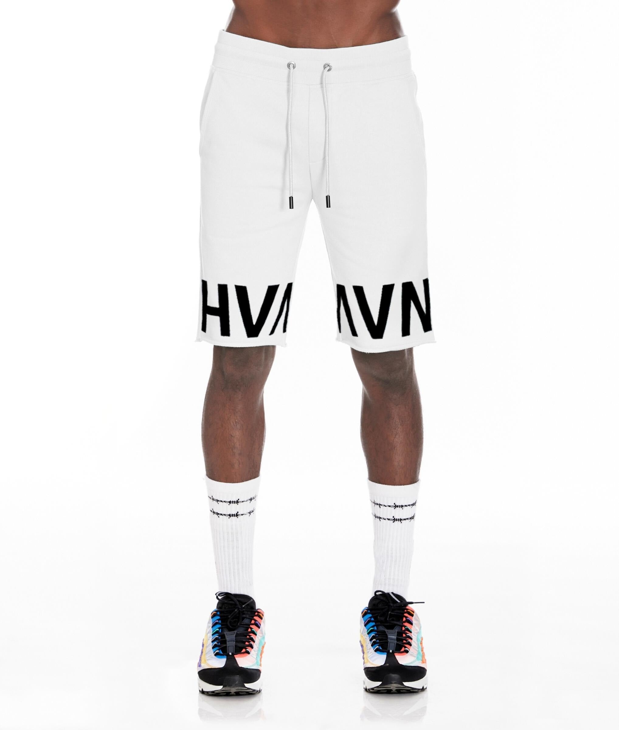 HVMAN French Terry Sweatshort (White) /C8