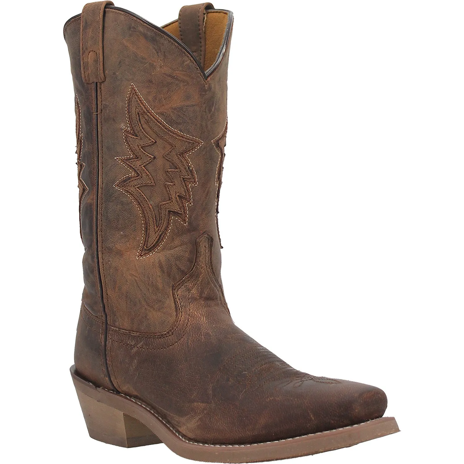 Laredo Mens Nico Cowboy Boots Leather Taupe