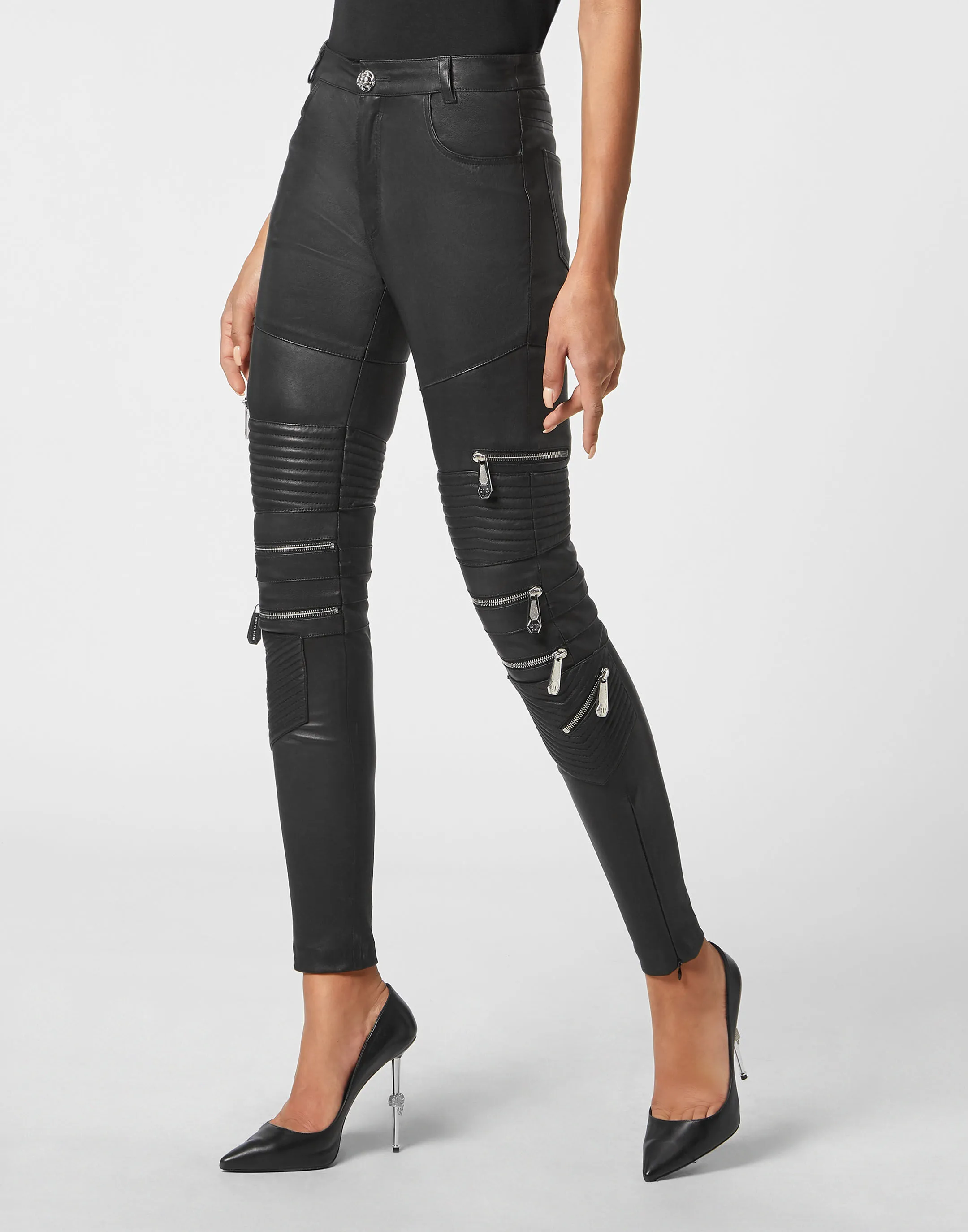 Leather Trousers Long