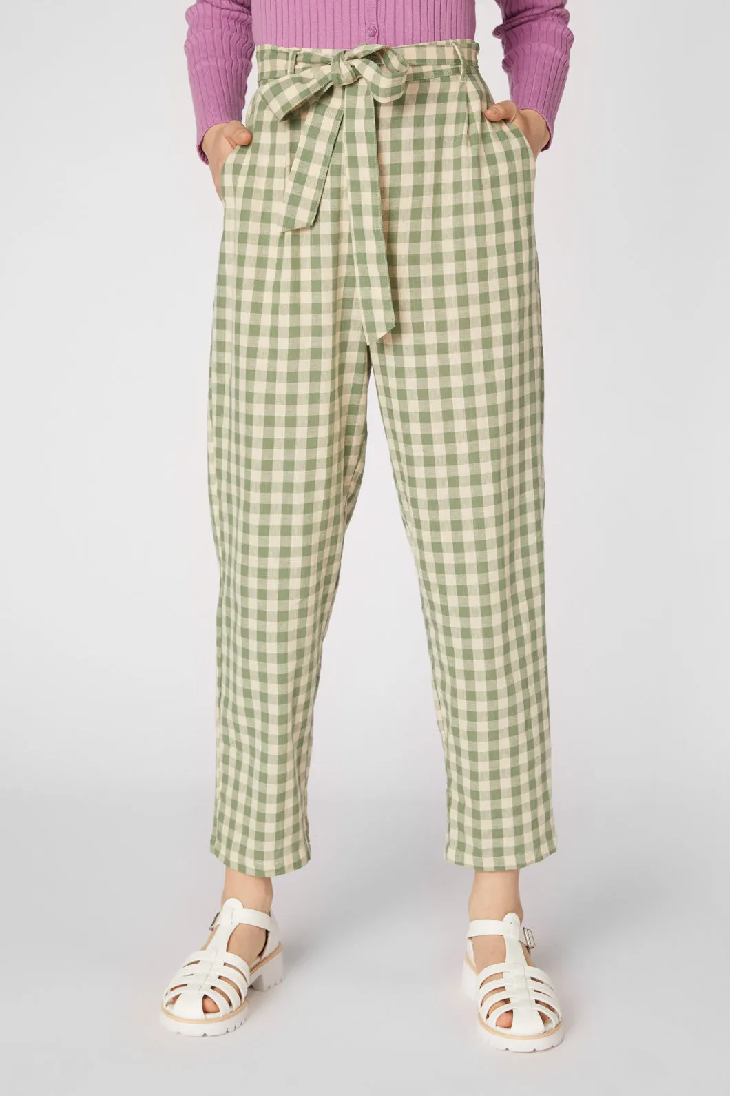 Maggie Gingham Check Pant