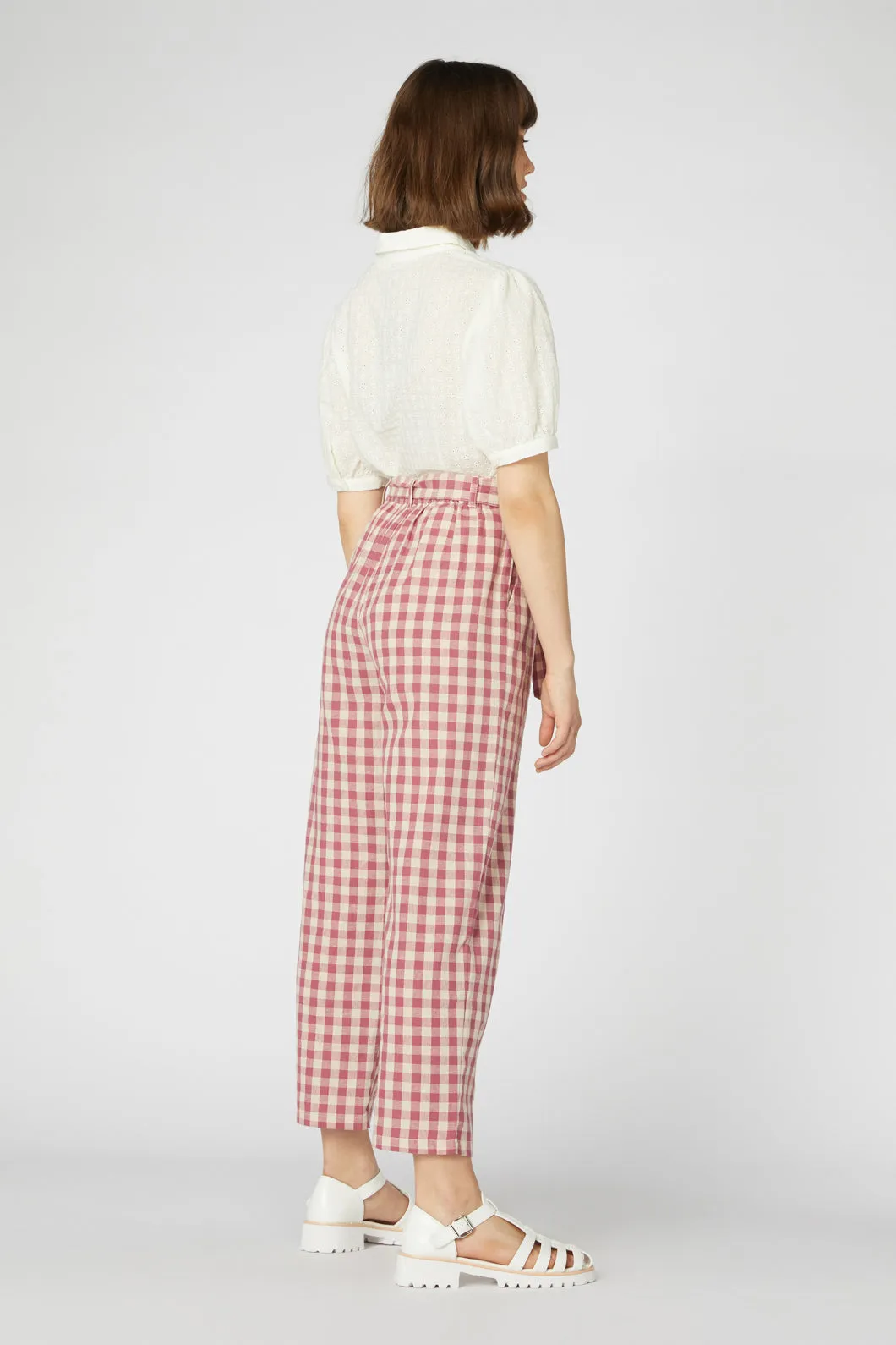 Maggie Gingham Check Pant