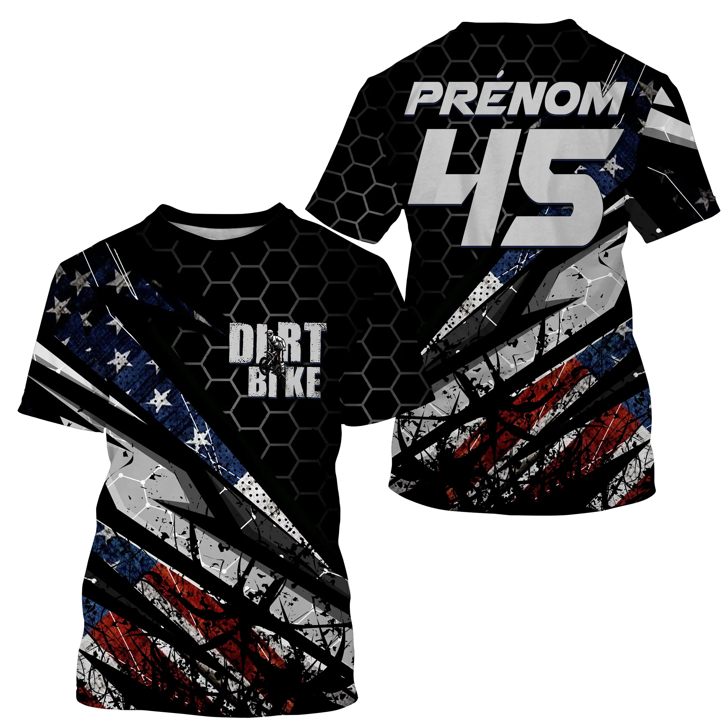 Maillot Cross Personnalisé Protection UV, Cadeau Idéal Pilote MX, T-shirt Dirt Bike Passion - CT21122203