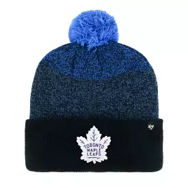 Maple Leafs Men's Dark Freeze Cuffed Pom Toque