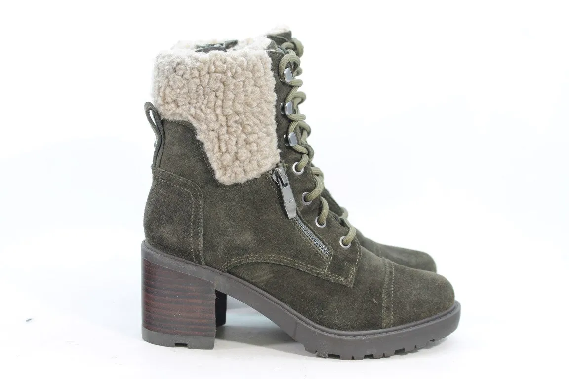 Marc Fisher Lansly Women's Green Boots 6M(ZAP18667)