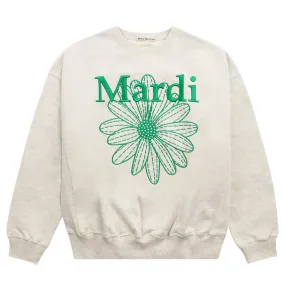 Mardi Mercredi  |Flower Patterns Rib Street Style U-Neck Long Sleeves Plain