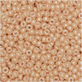 Miyuki Round Seed Beads, 11/0 Size, #593 Dark Beige Ceylon (8.5 Gram Tube)