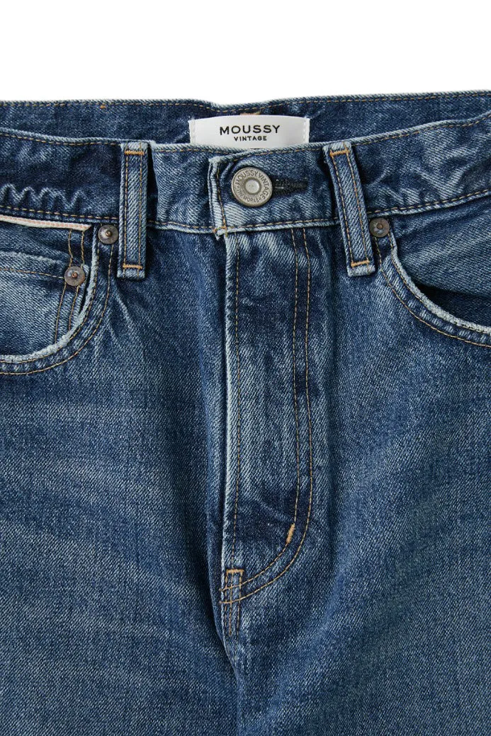 Moussy Denim Dunkirk Round Pants in Blue