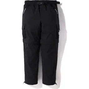 MULTI POCKET DETACHABLE WIDE FIT PANTS MENS