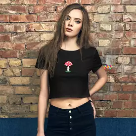 Mushroom Crop Top T-Shirt