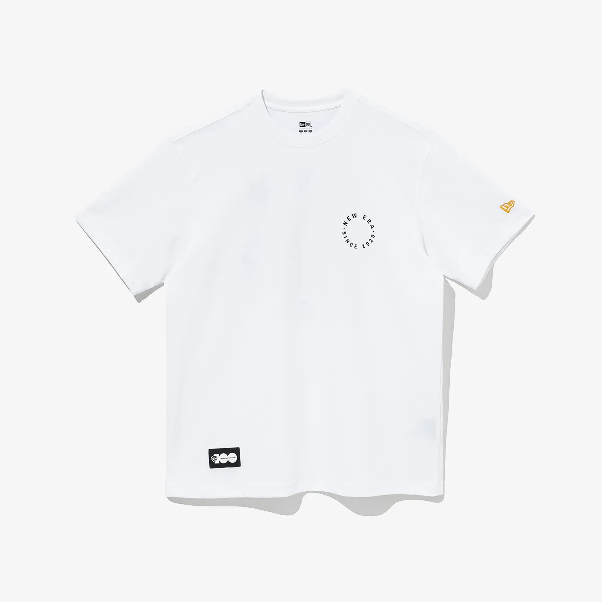 New Era  |Unisex Oversized Logos on the Sleeves Logo T-Shirts