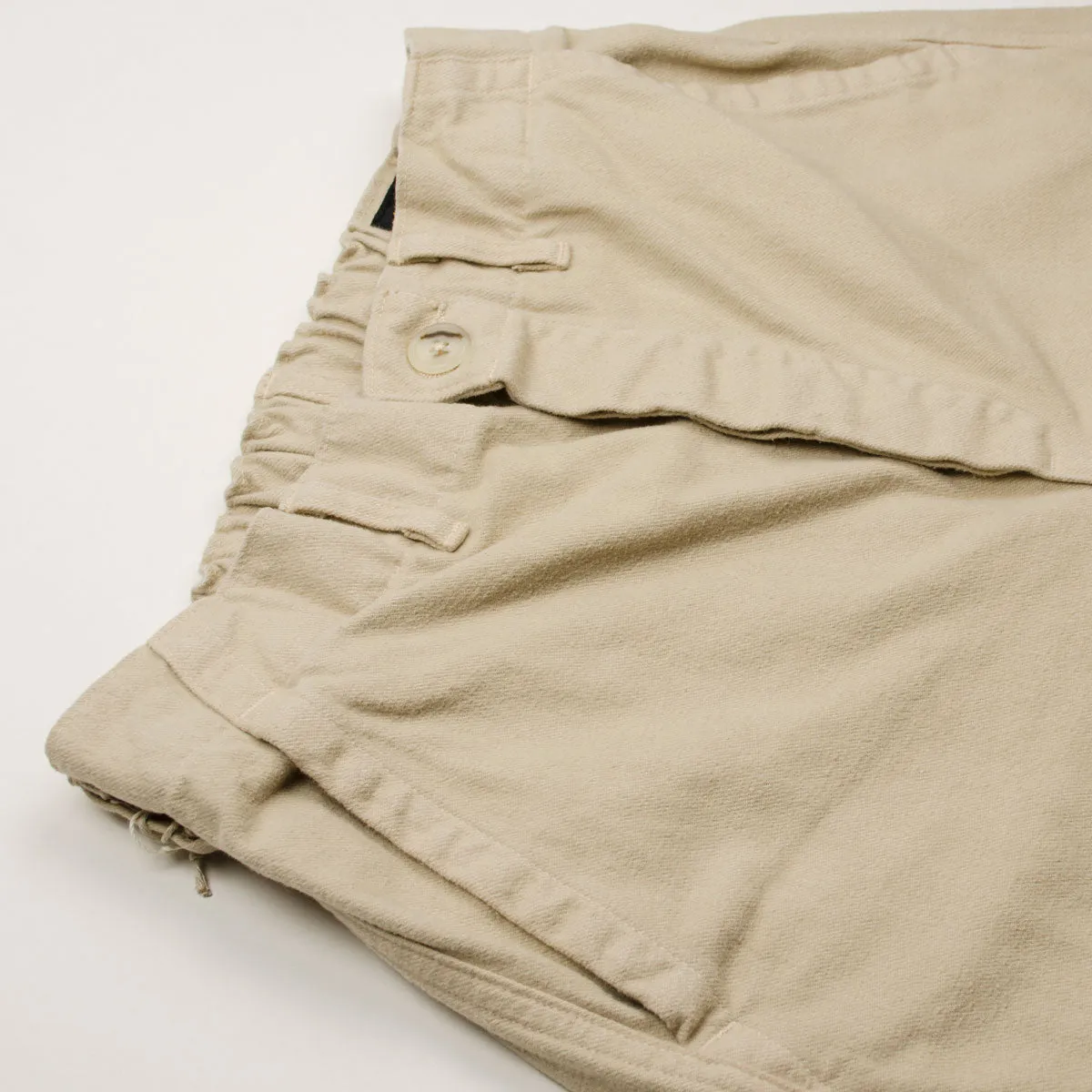 orSlow - French Work Pants - Cotton Sergé Beige